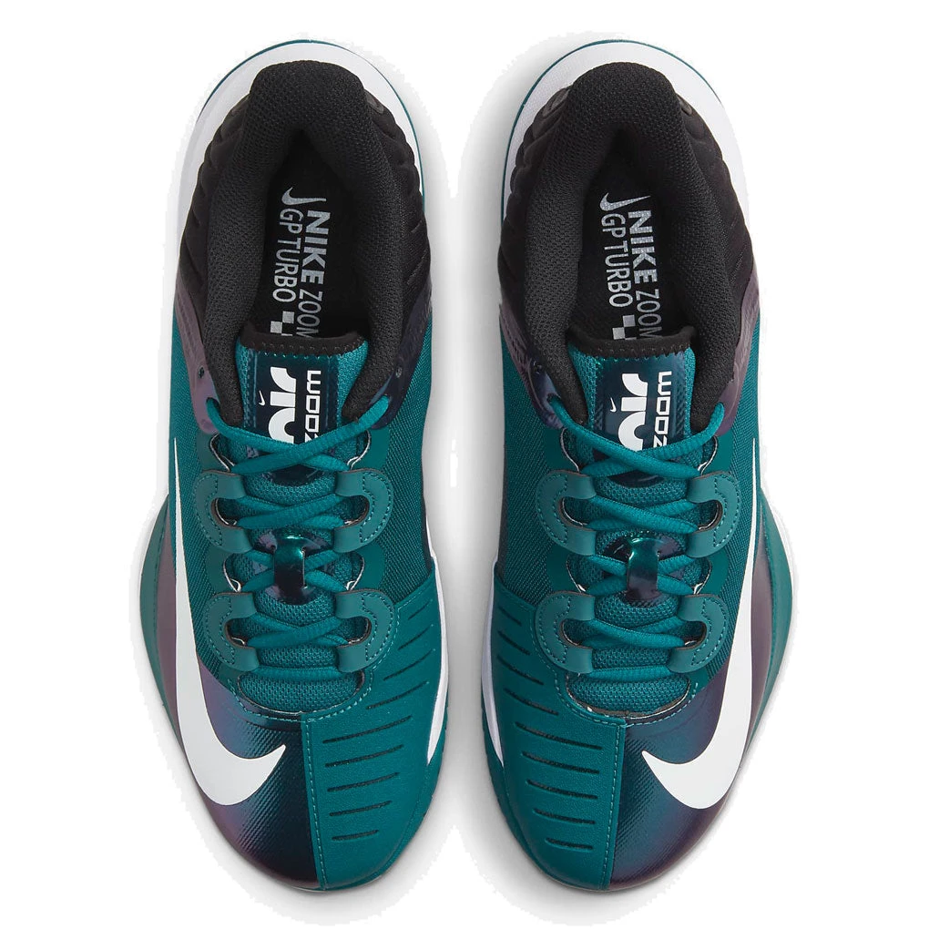 Nike Air Zoom GP Turbo Men's Tennis Shoe (Dark Green/White/Black) - Image 7