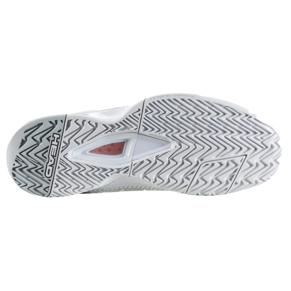 Head Revolt Pro 4.0 Women's Tennis Shoe (White/Grey) - Image 2
