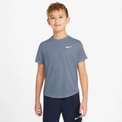 Nike Boys Dri-FIT Victory Top (Grey/White)