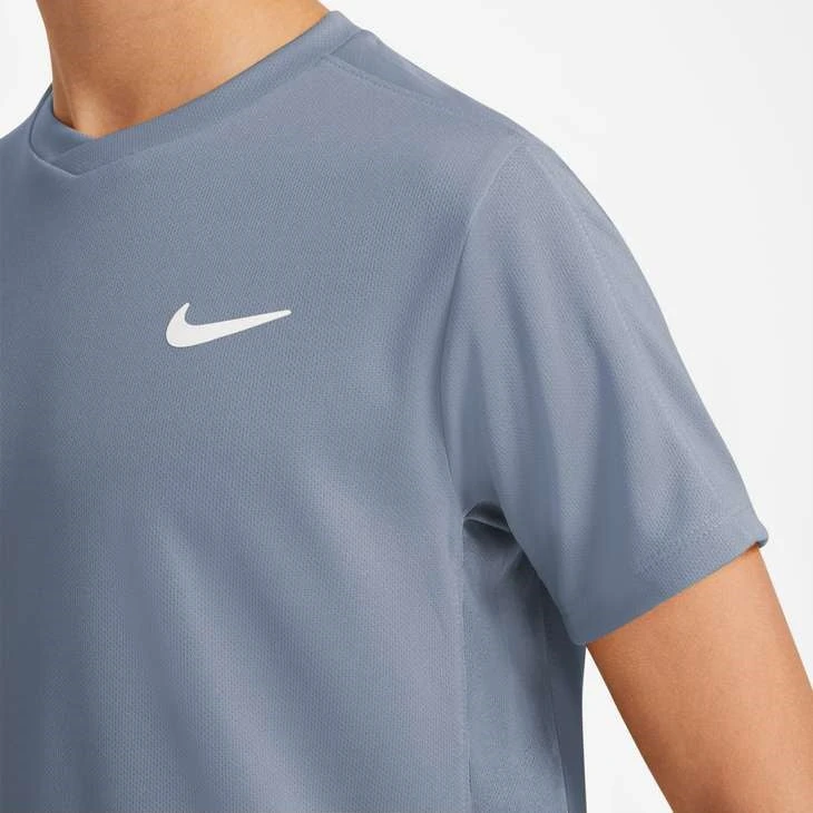 Nike Boys Dri-FIT Victory Top (Grey/White) - Image 3
