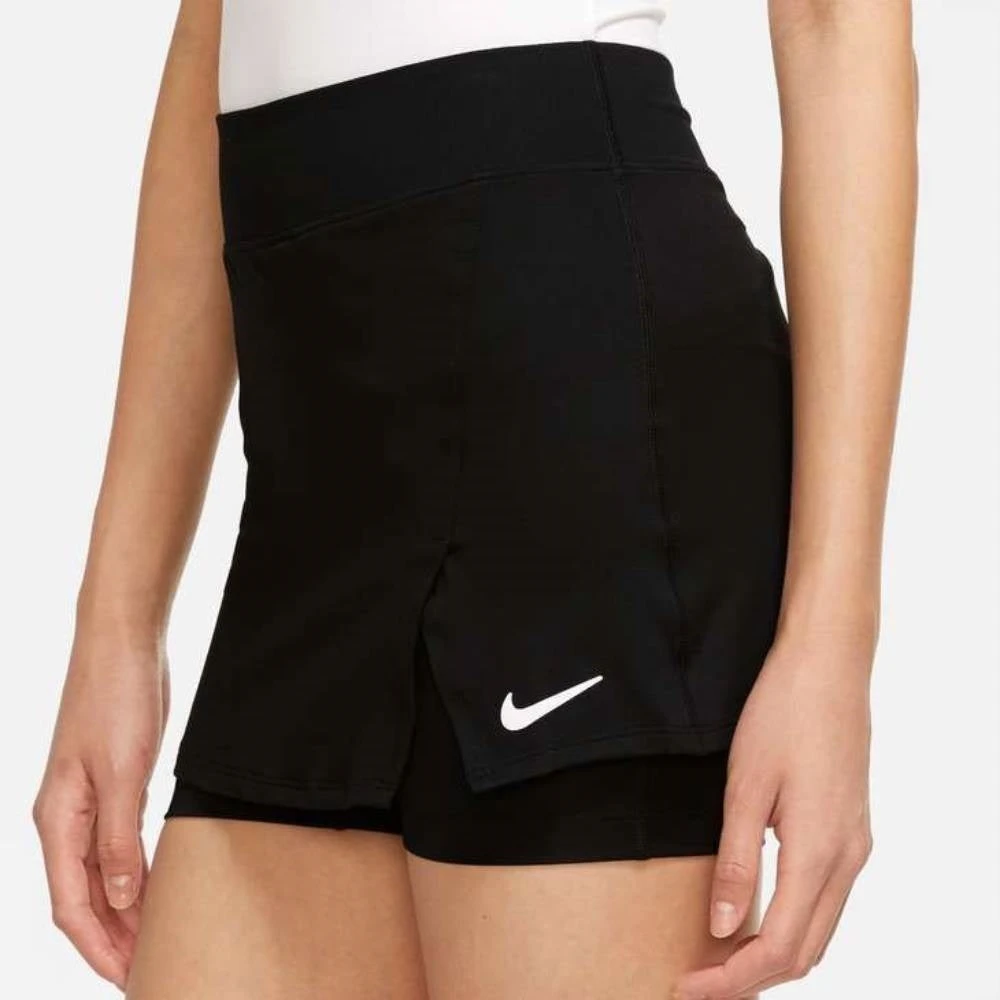 Nike Women's Dri-FIT Victory Skirt Stretch (Black/White) - Image 2