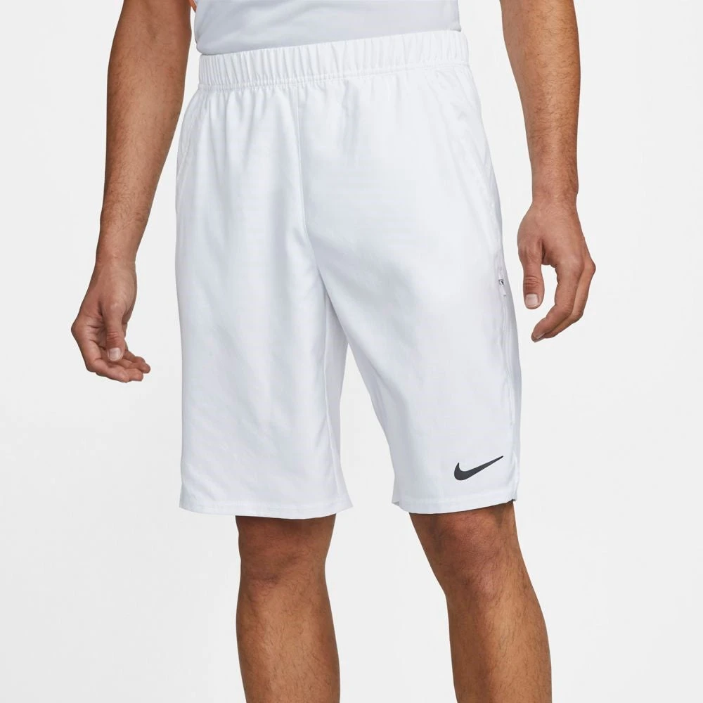 Nike Men's Court Dri-Fit Victory Short 11-inch (White/Black) - Image 2