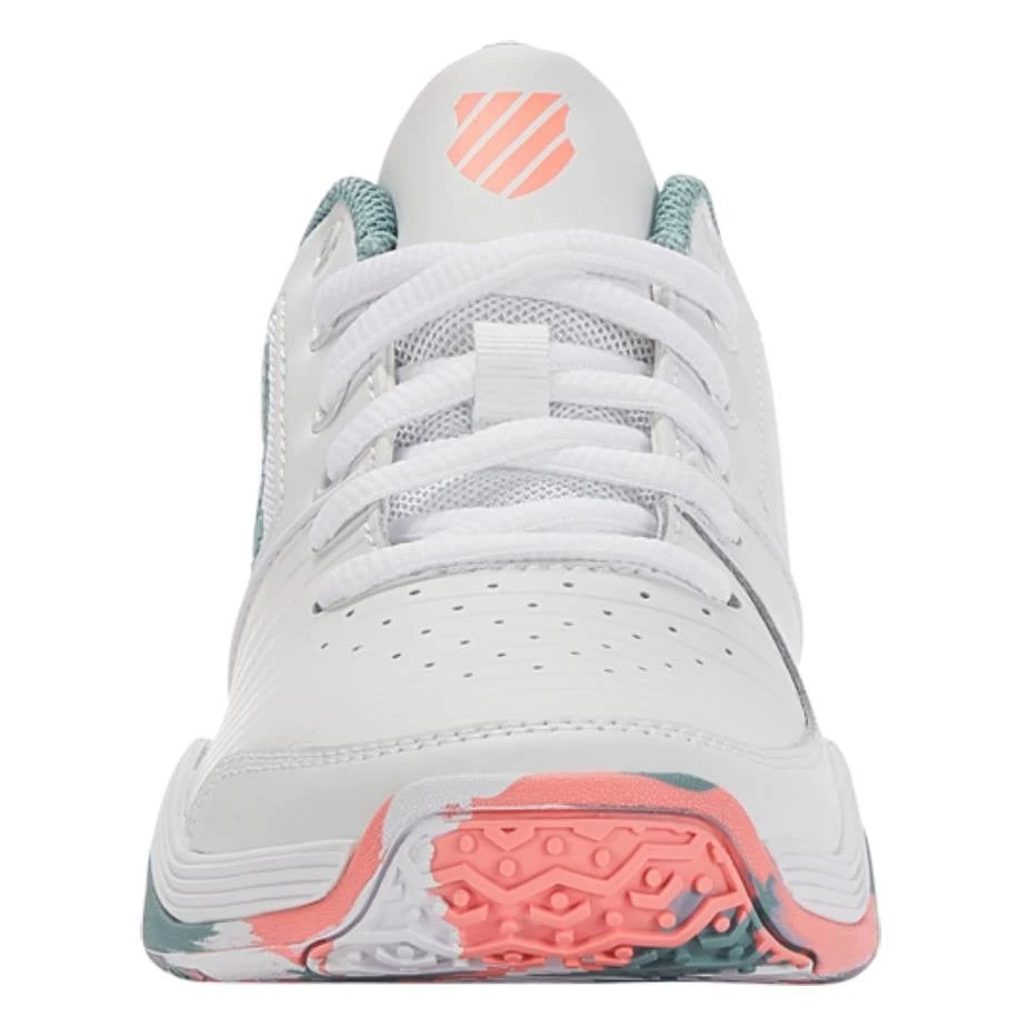 K-Swiss Court Express OMNI Junior Tennis Shoe (White/Blue) - Image 2