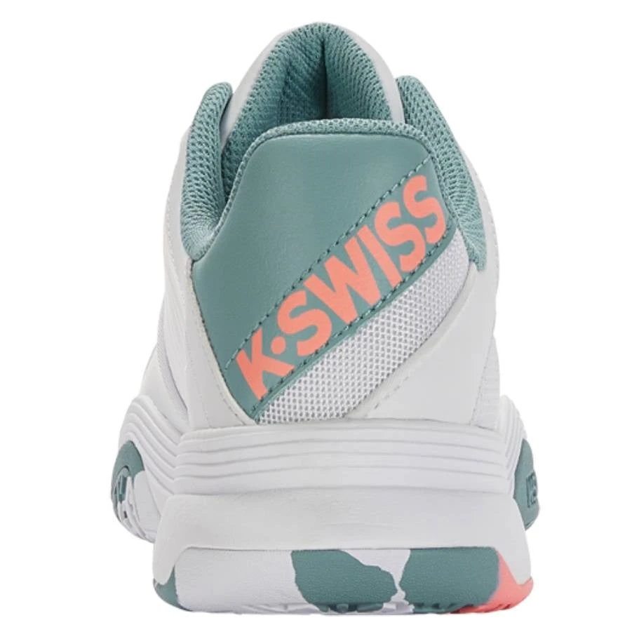 K-Swiss Court Express OMNI Junior Tennis Shoe (White/Blue) - Image 3