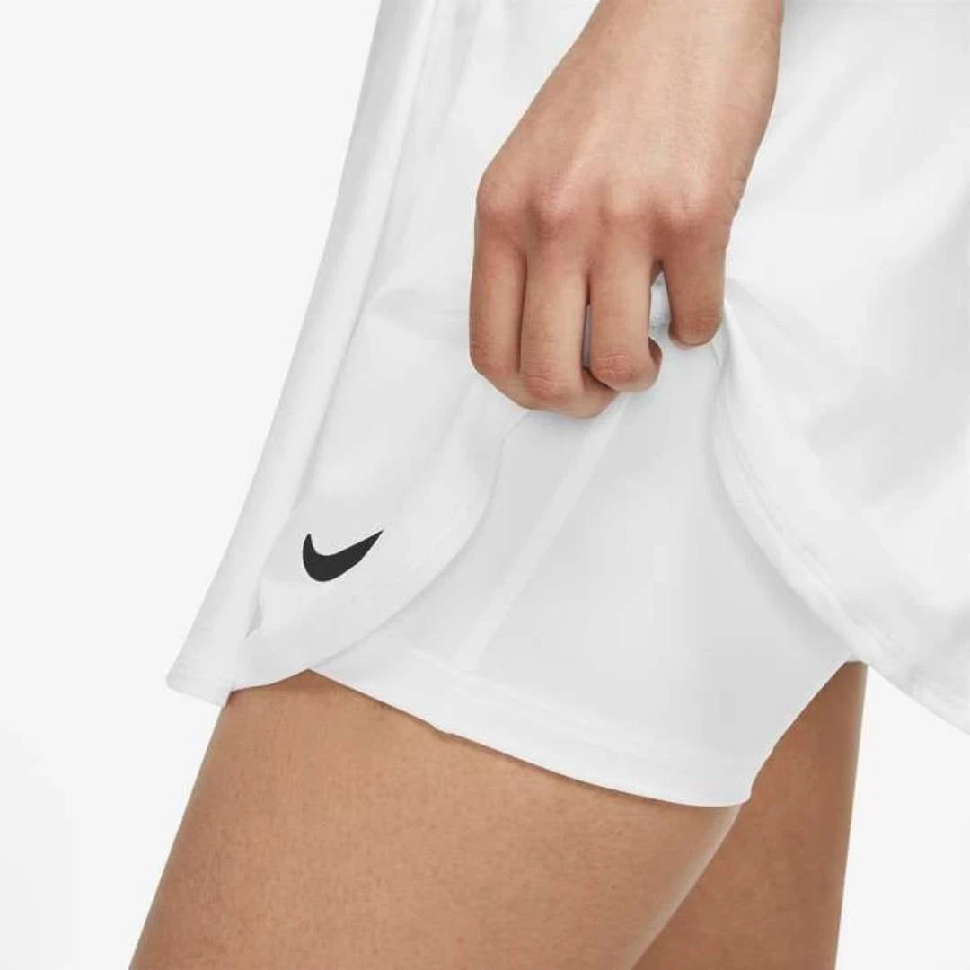 Nike Women's Dri-FIT Victory Flouncy Skirt (White/Black) - Image 2