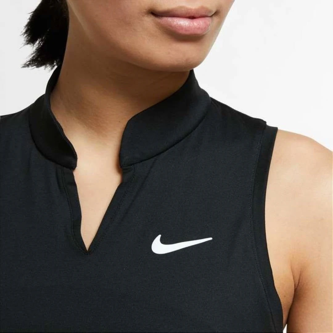 Nike Women's Dri-FIT Victory Dress (Black/White) - Image 3