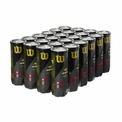 Wilson US Open Regular Duty Tennis Balls - 24 Can Case