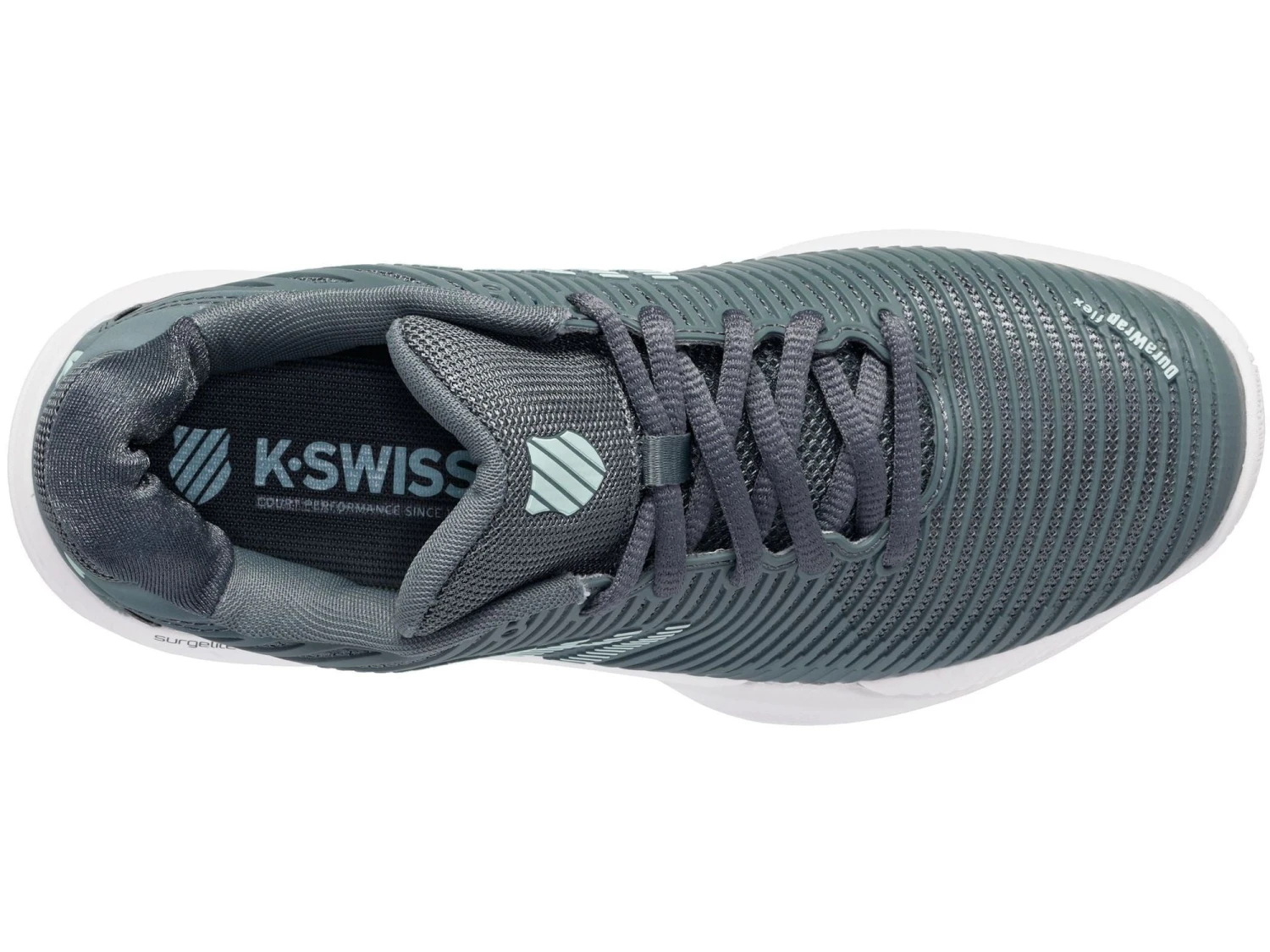 K-Swiss Hypercourt Express 2 Clay Court HB Women's Tennis Shoe (Stormy Weather) - Image 4