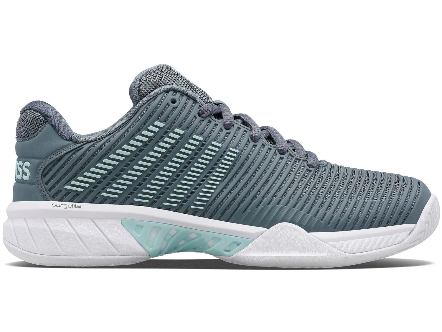 K-Swiss Hypercourt Express 2 Clay Court HB Women's Tennis Shoe (Stormy Weather)